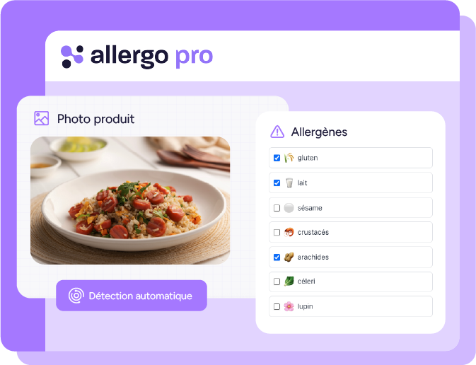 Détection intelligente des allergènes