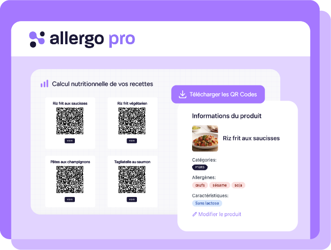 QR Codes et page boutique